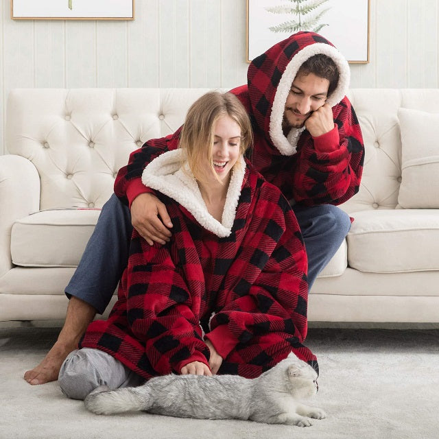 Oversized Hoodie Sweatshirt Blanket