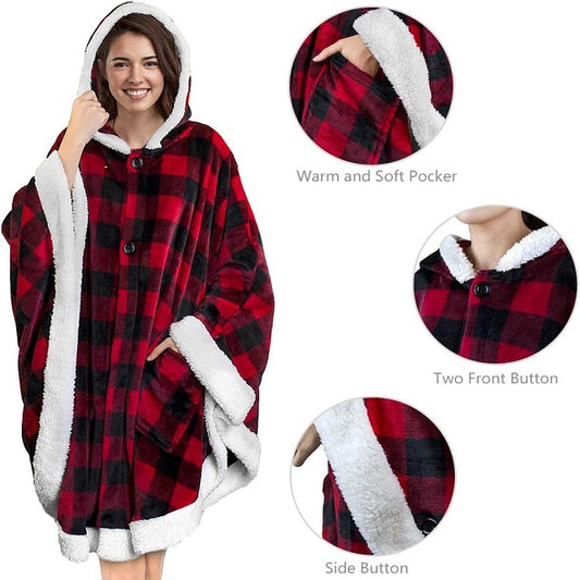 Poncho Hoodie Blanket