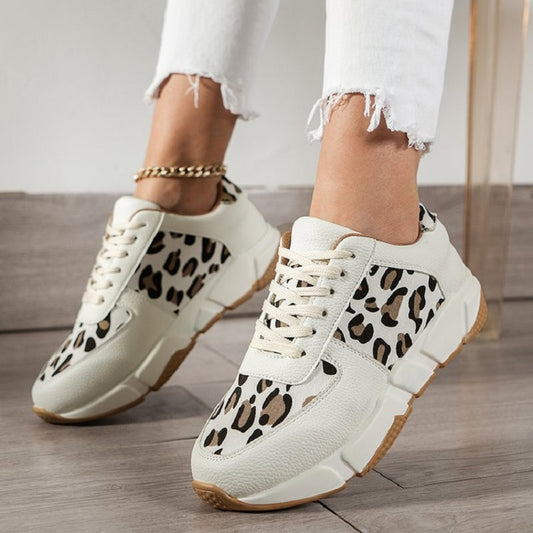 Leopard Pattern Sneakers