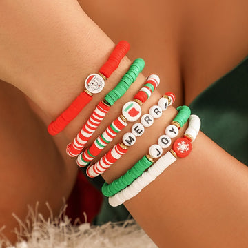 Christmas Beaded Bracelet