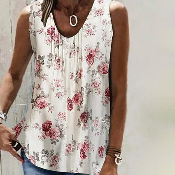 Floral Print Tank Top