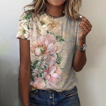 Casual Floral T-Shirt