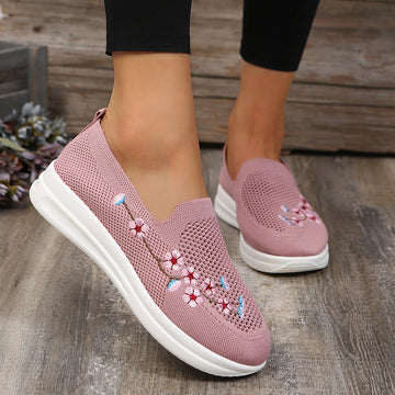 Casual Mesh Embroidered Shoes