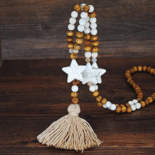 Bohemian Fringed Necklace