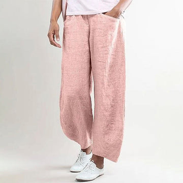 Casual Solid Color Pants