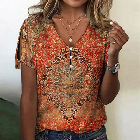 Vintage Ethnic Style Blouse