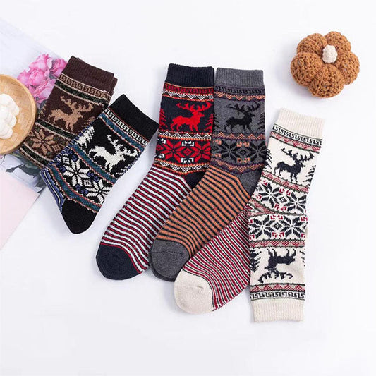 Pack Of 5 Pairs Of Printed Socks