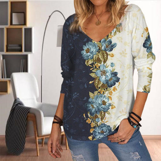 Casual Floral Print T-Shirt