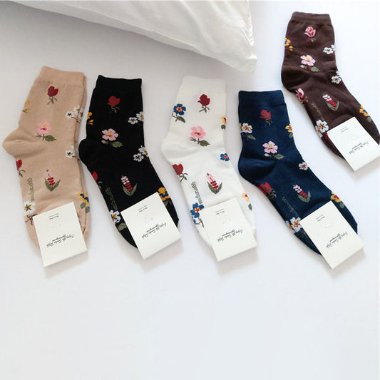 Vintage Floral Socks