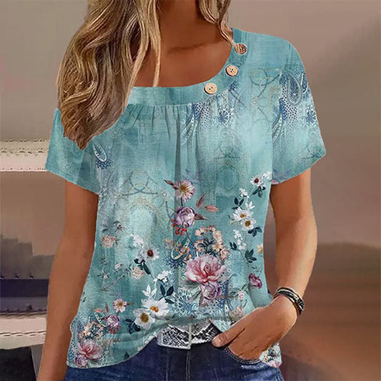 Casual Floral Blouse