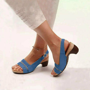 Vintage Block Heel Sandals