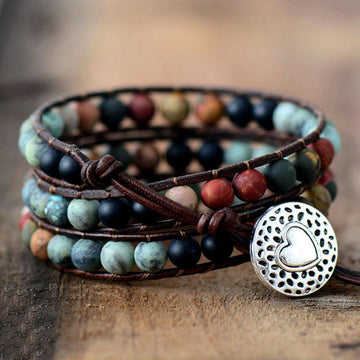 Bohemian Colorful Beaded Bracelet