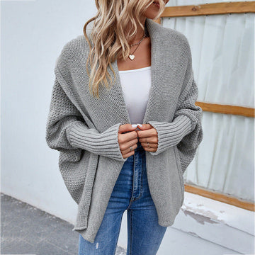 Casual Batwing Sleeve Cardigan