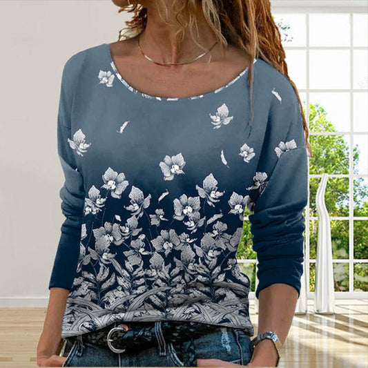 Casual Floral Print T-Shirt