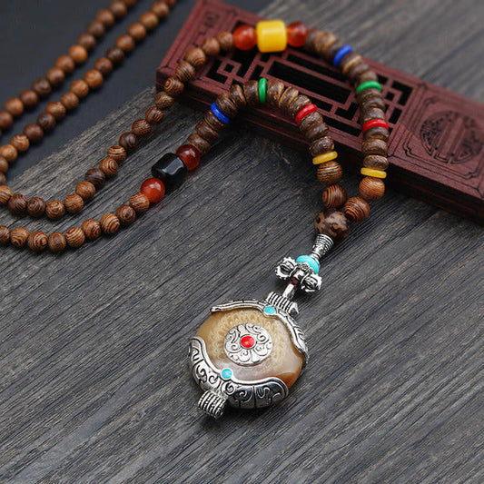 Vintage Ethnic Pendant Necklace