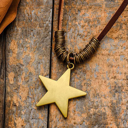 Bohemian Star Pendant Necklace