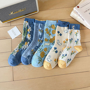 Casual Floral Socks