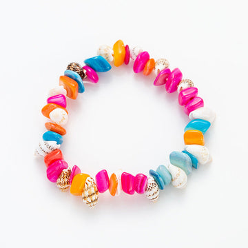 Colorful Shell Beaded Bracelet