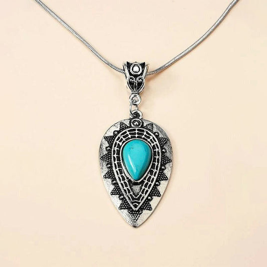 Vintage Water Drop Pendant Necklace