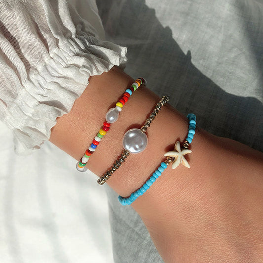 Bohemian Beaded Bracelet Set