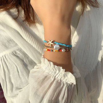 Bohemian Beaded Bracelet Set