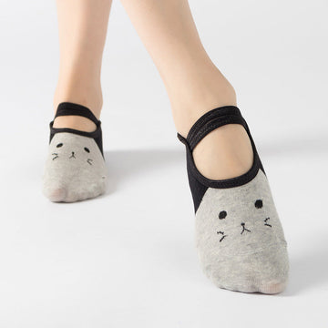 Cat Print Non-Slip Socks