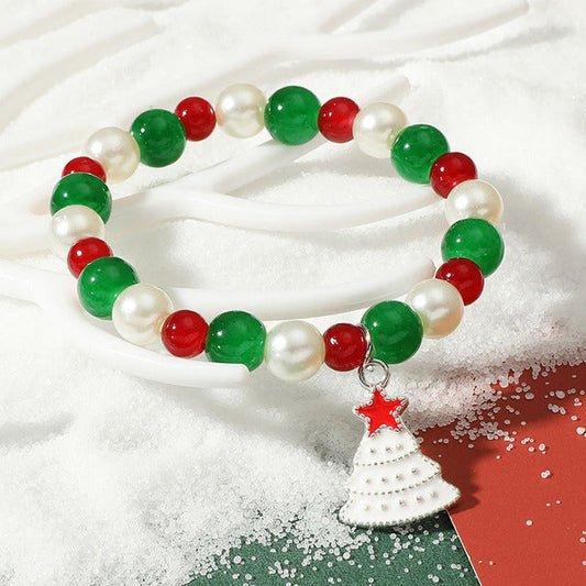 Christmas Colorful Beaded Bracelet