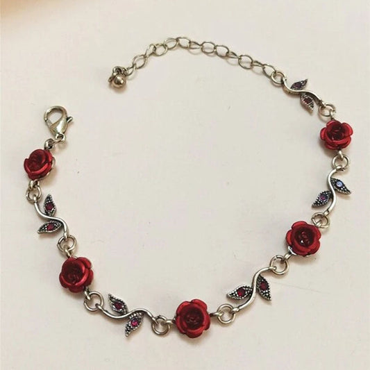 Elegant Vintage Rose Bracelet