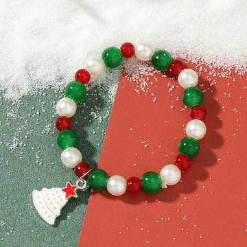 Christmas Colorful Beaded Bracelet