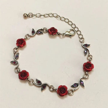 Elegant Vintage Rose Bracelet