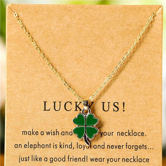 Four Leaf Clover Pendant Necklace