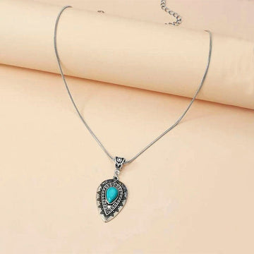 Vintage Water Drop Pendant Necklace