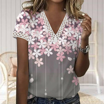 Casual Floral Print T-Shirt