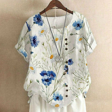 Casual Floral Print T-Shirt