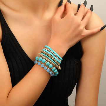 Bohemian Beaded Bracelet Set