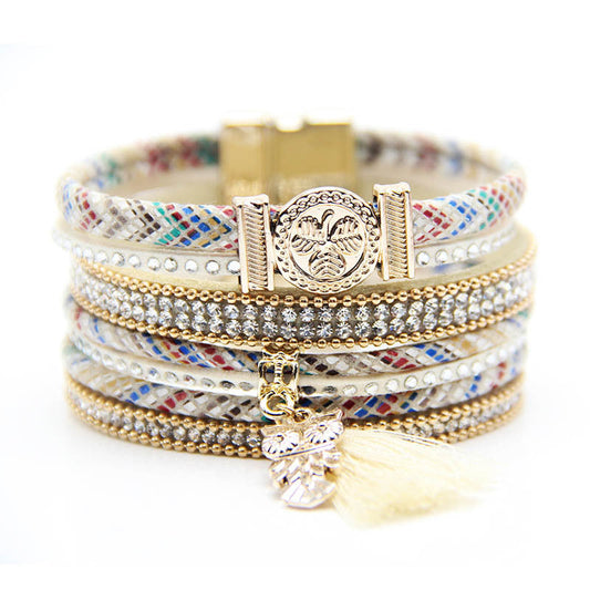 Vintage Boho Owl Bangle