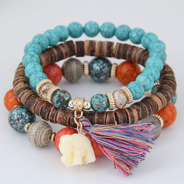 Bohemian Fringed Bracelet