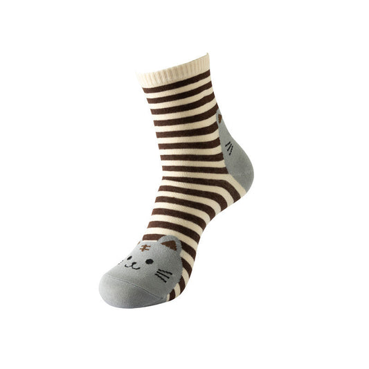 Creative Cat Striped Socks