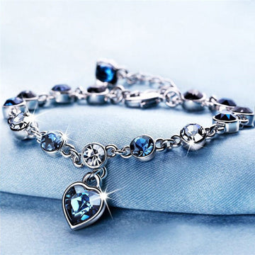 Heart Crystal Bracelet