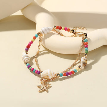 Bohemian Shell Beaded Bracelet