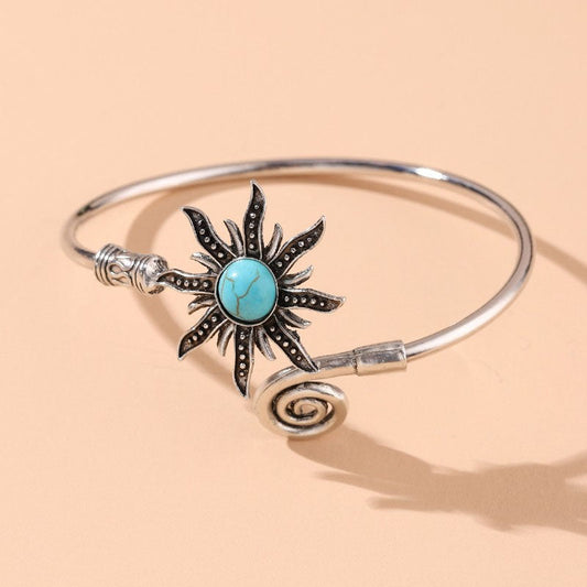 Bohemian Vintage Sunflower Bracelet