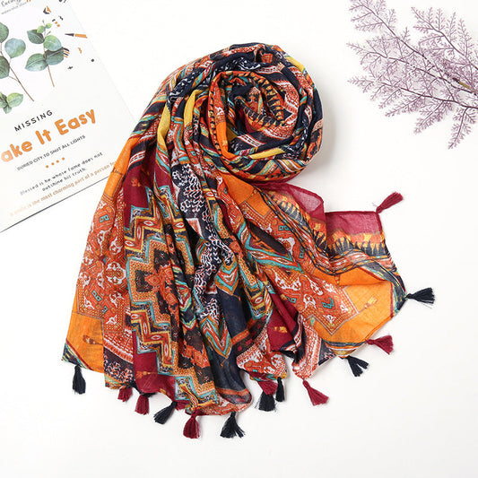 Vintage Ethnic Style Scarf