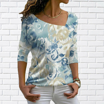 Casual Floral Print T-Shirt