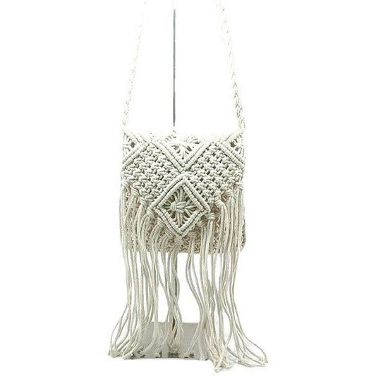 Tassel Decoration Woven Bag