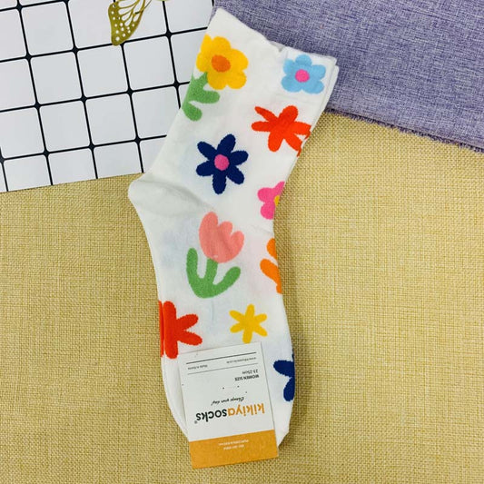 Casual Floral Socks