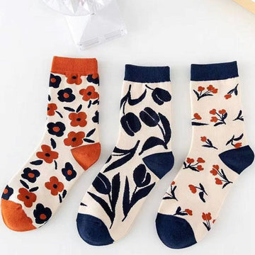 Casual Floral Socks