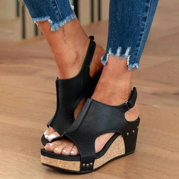 Vintage Wedge Sandals