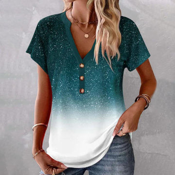 Casual Gradient Blouse