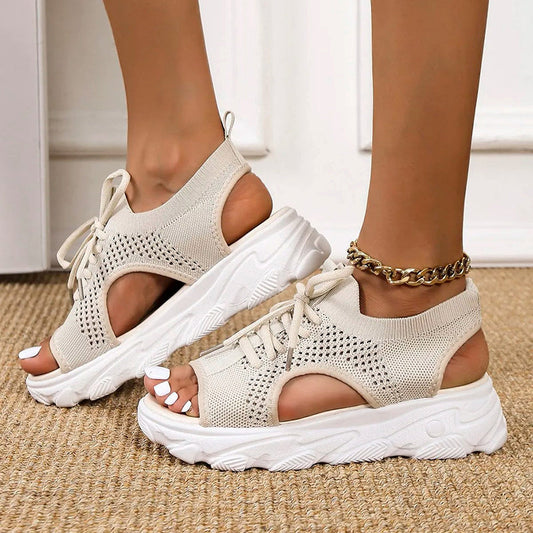 Breathable Platform Sandals