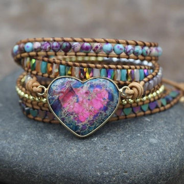 Handmade Colorful Natural Stone Bracelet